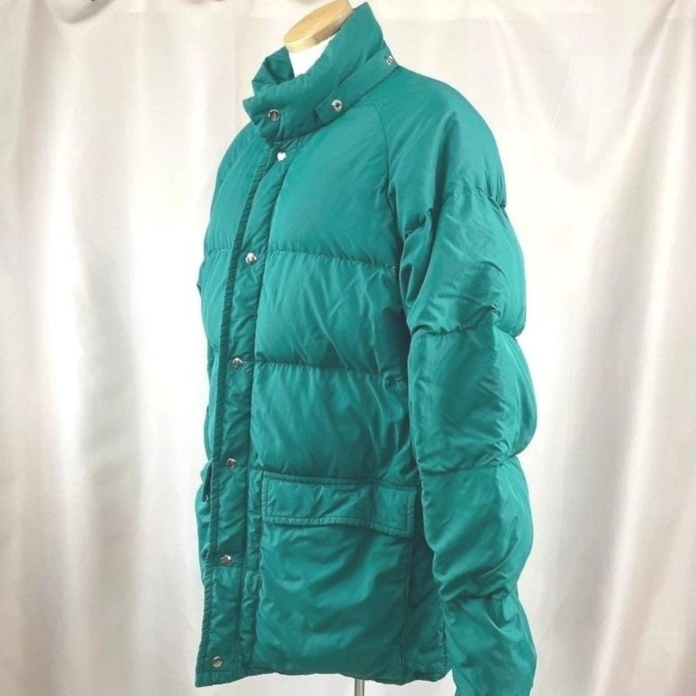 Vintage 70s EMS Down Puffer (XL) Green‎ Gorpcore Cabin Normcore Outdoors Winter